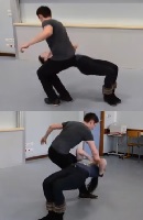 Passe de rock n roll 6 temps Renverse Nuque